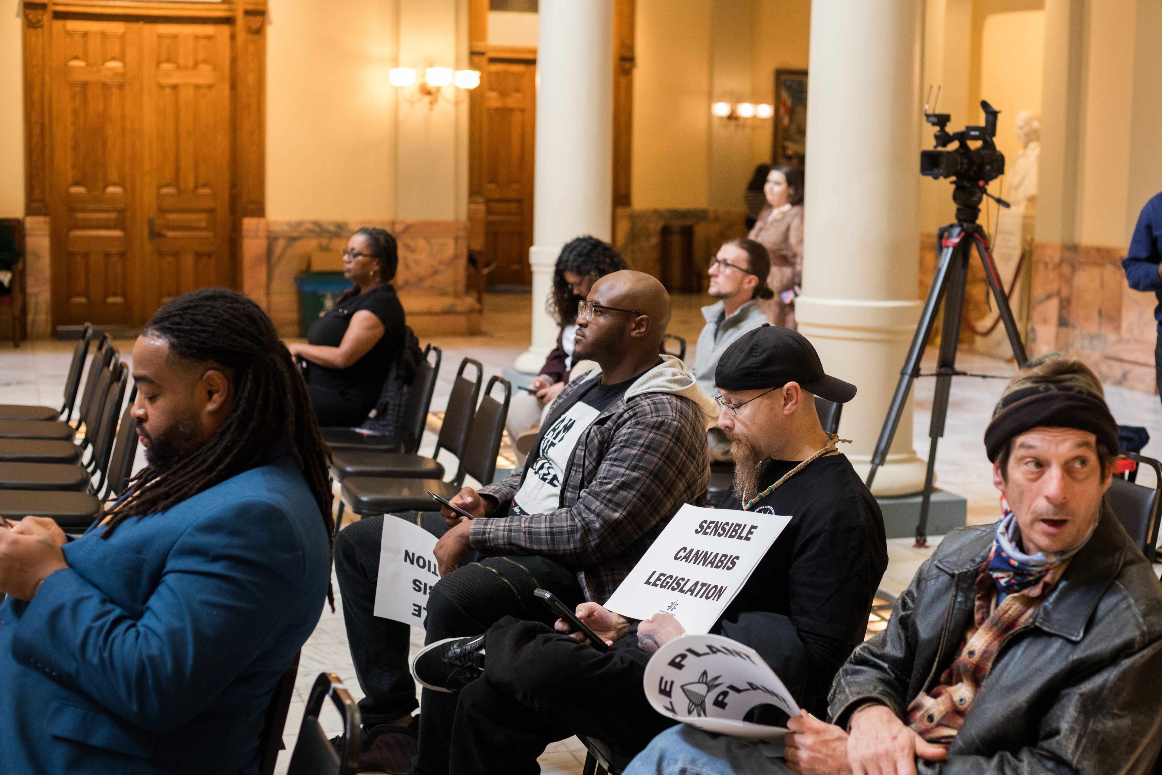 Advocate speaking at the ASA Flowery Branch meeting
